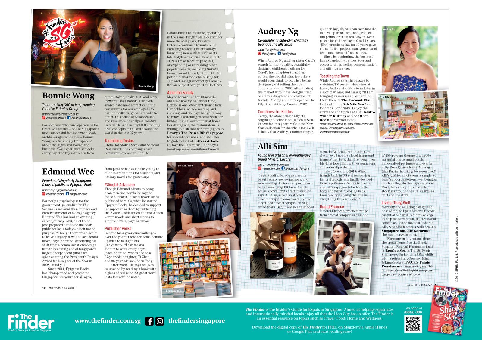 The Finder Singapore, 16 September 2019