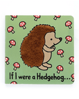 Book cover with a hedgehog illustration.