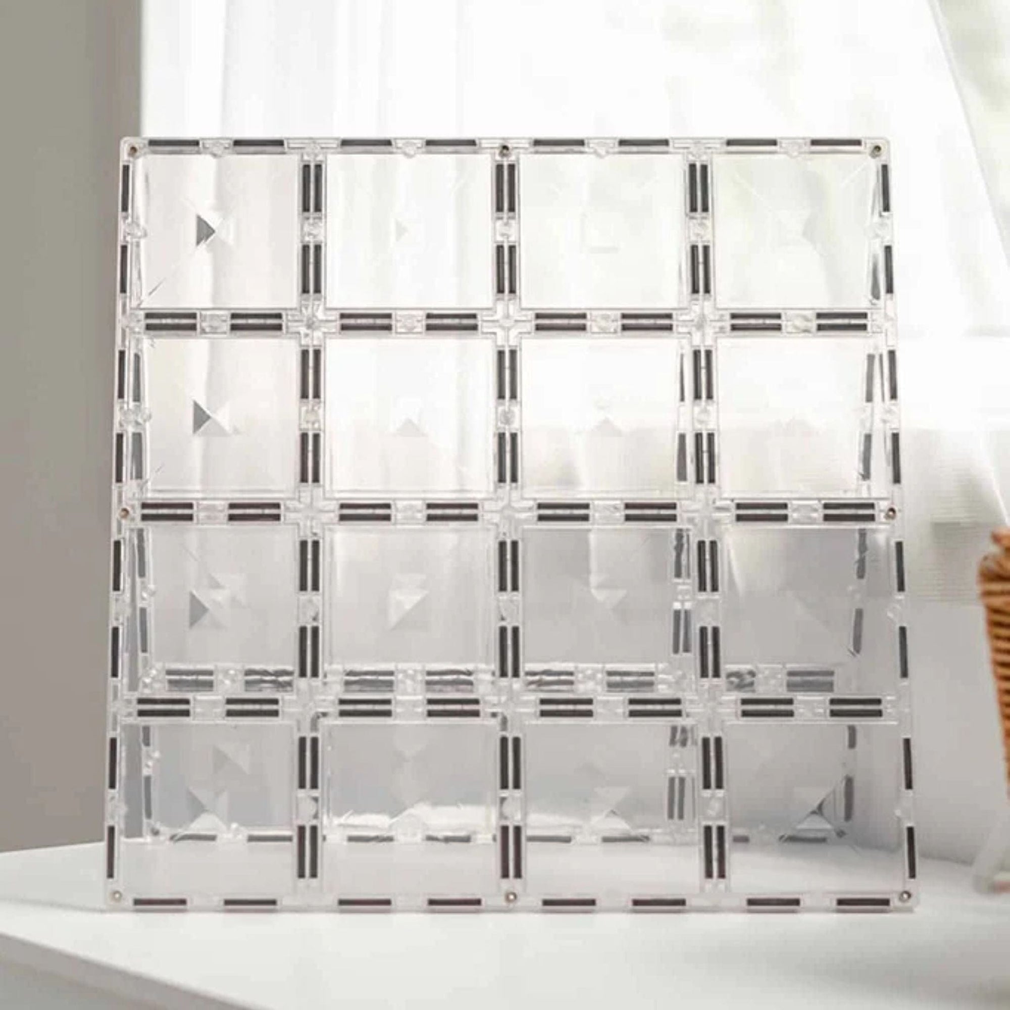 Connetix 2-Piece Clear Base Plate Pack