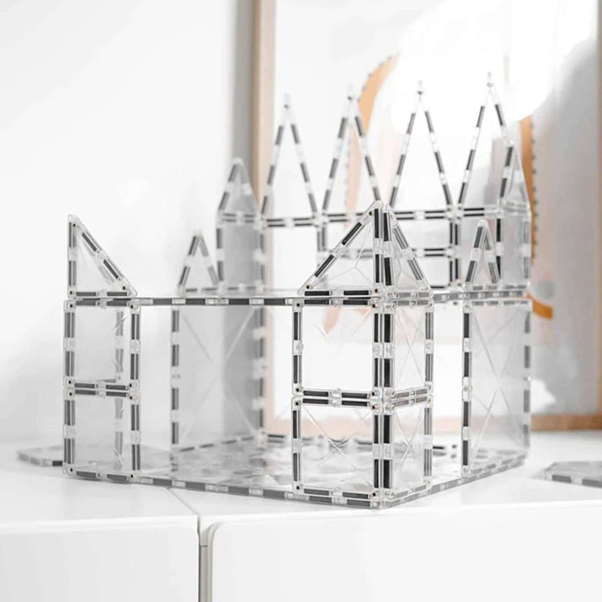 Connetix 2-Piece Clear Base Plate Pack