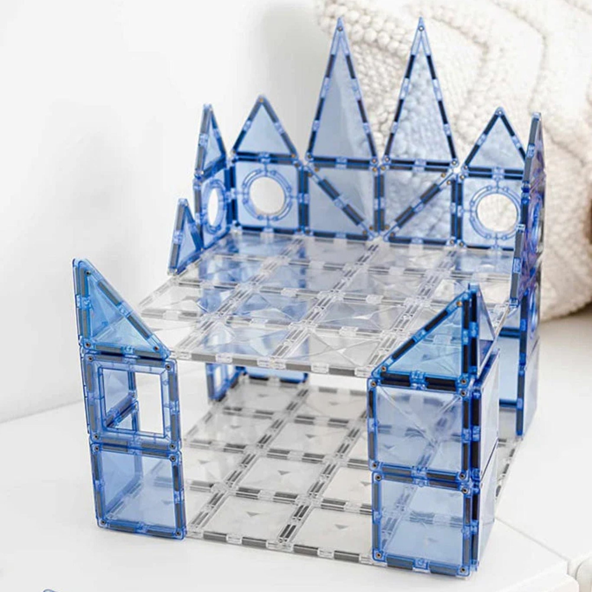 Connetix 2-Piece Clear Base Plate Pack