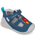 Biogateo Blue Canvas Sandals - Be Happy Dino
