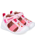 Biogateo Pink Canvas Sandals - Ice Cream