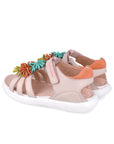 Bioevolution Triple Suede Pom Sandals