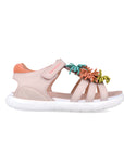 Bioevolution Triple Suede Pom Sandals