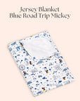 Jersey Blanket - Blue Road Trip Mickey | Personalisable Gift Set