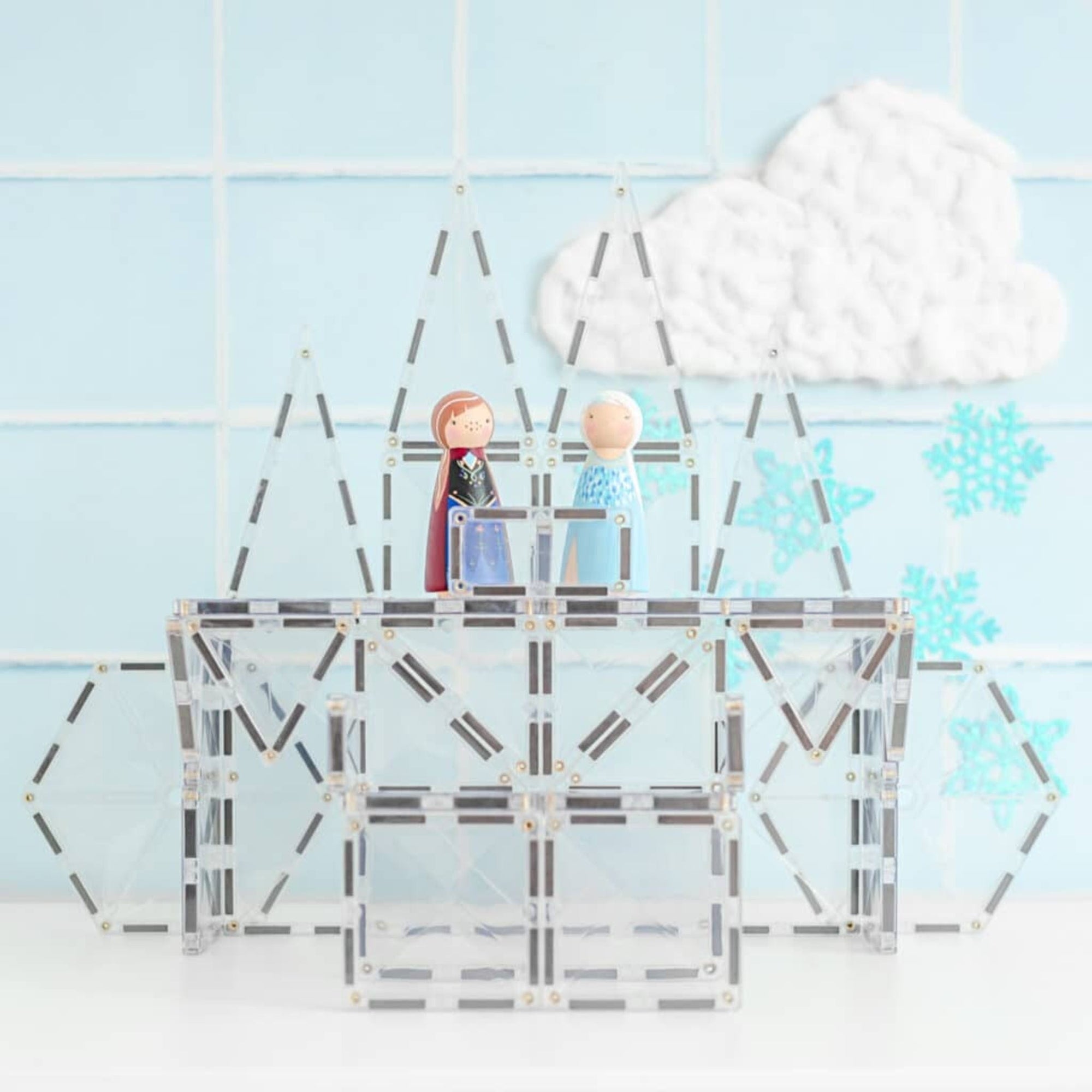 Connetix 34 piece Clear Pack