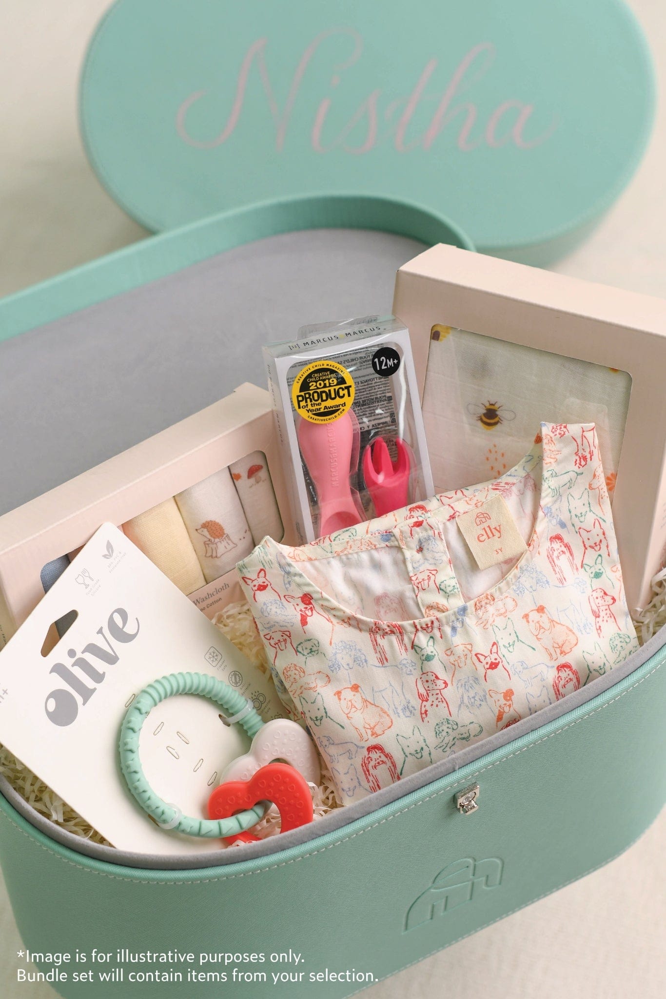 Scarlett Personalised Turquoise Gift Set | The Elly Store