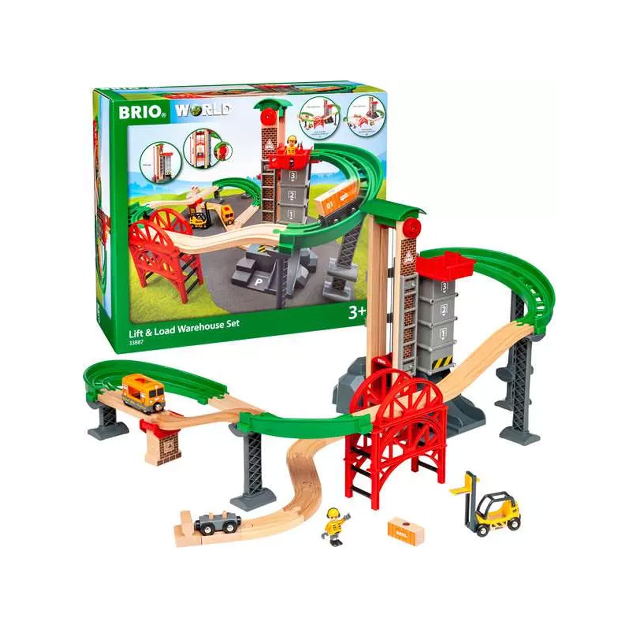 BRIO - Lift & Load Warehouse Set