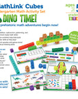 MathLink® Cubes Kindergarten Math Activity Set: Dino Time
