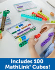 MathLink® Cubes Kindergarten Math Activity Set: Dino Time