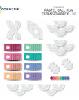 Connetix 80 piece Pastel Ballrun Expansion Pack