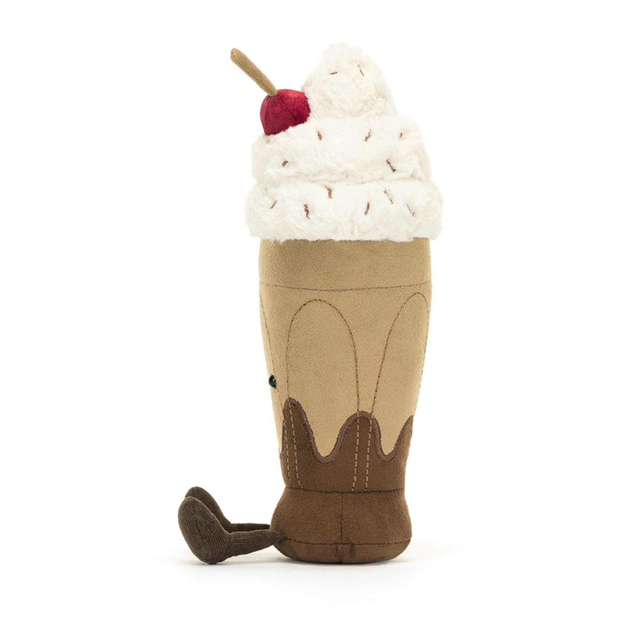 Amuseable Chocolate Milkshake Plush Toy