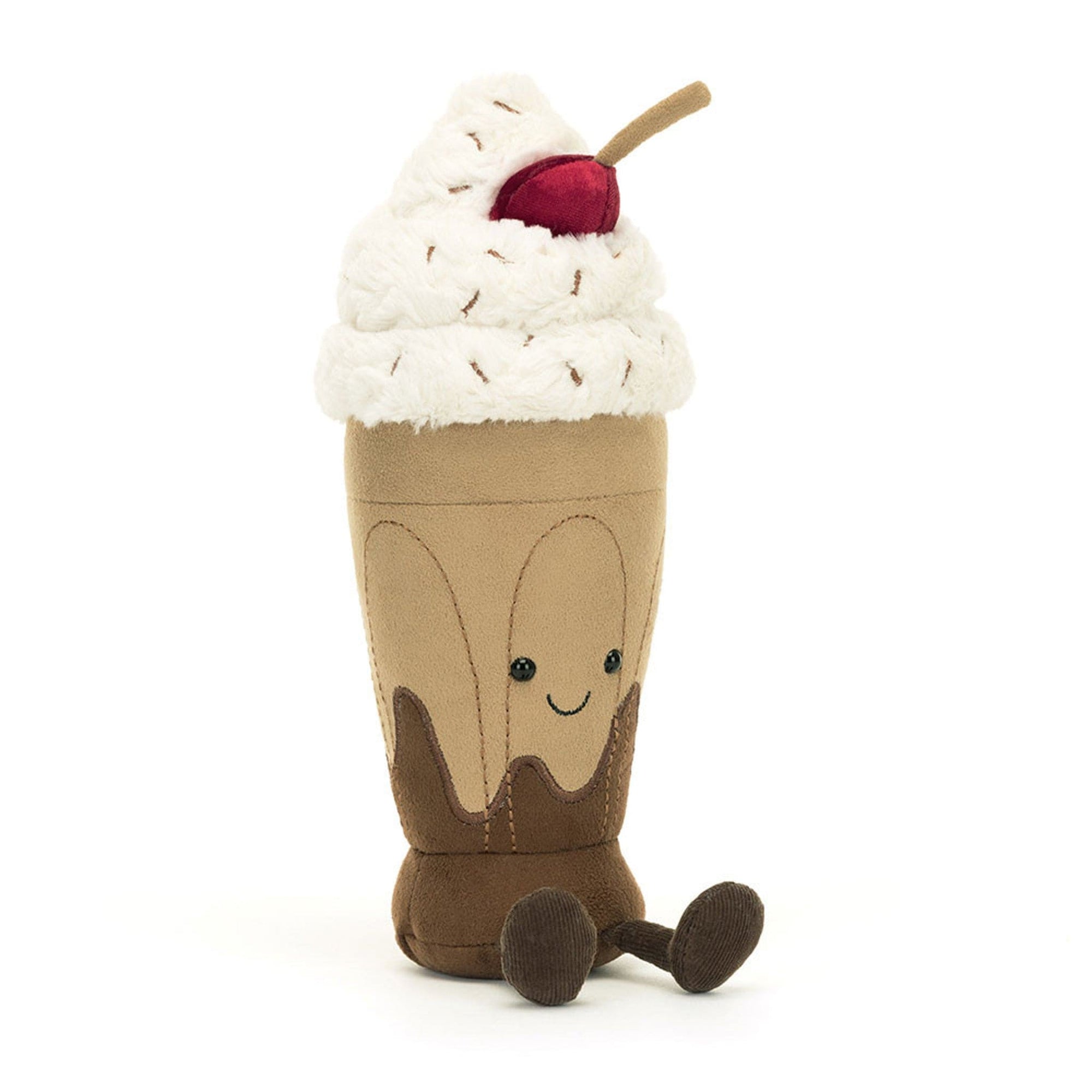Amuseable Chocolate Milkshake Plush Toy