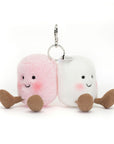 Jellycat Amuseable Pair of Marshmallows Bag Charm