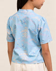 Ashley Top - Blue Cranes back