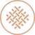Woven pattern icon within a circle.