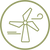 Wind turbine icon