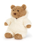 Jellycat Bartholomew Bear All-in-one Outfit Left Angle
