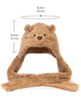 Jellycat Bartholomew Bear Bundlesnug measurement
