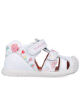 Biogateo White Caged Sandals - Garden