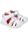 Biogateo White Caged Sandals - Garden