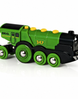 Big Green Action Locomotive train