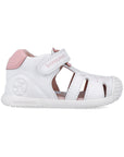 Biogateo White Sandals - Garden