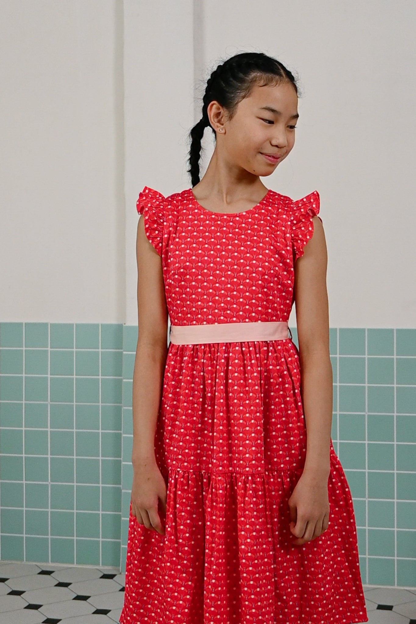 Blair Dress - Skyla Red