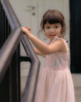 Colette Dress - Pink Floral Elsa