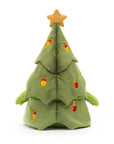 Jellycat Christmas Tree Ricky Rain Frog back