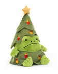 Jellycat Christmas Tree Ricky Rain Frog
