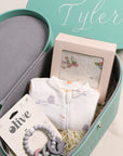 Classic Personalised Turquoise Baby Gift Set | The Elly Store