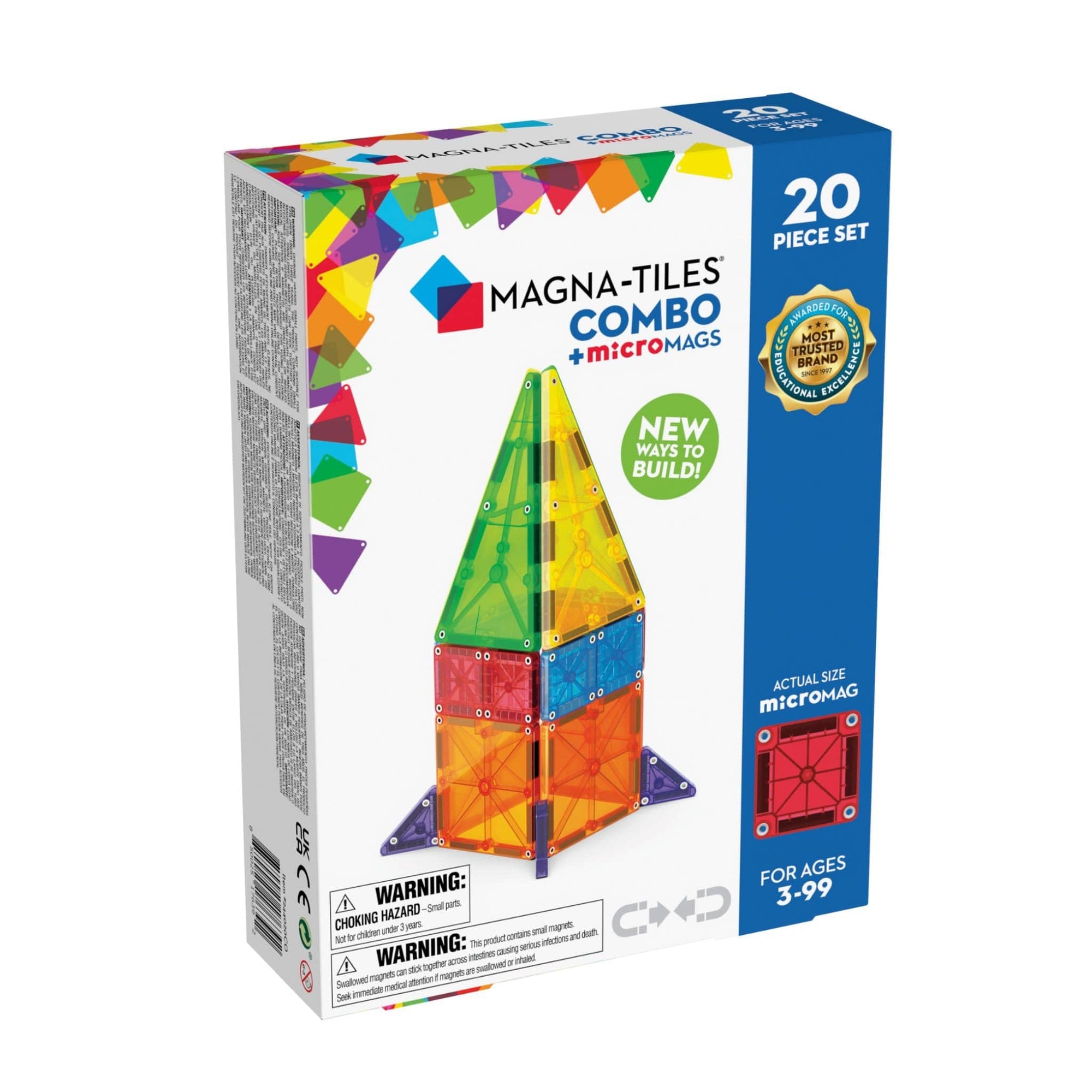 Magna-tiles Combo + microMAGS - 20 pc | The Elly Store