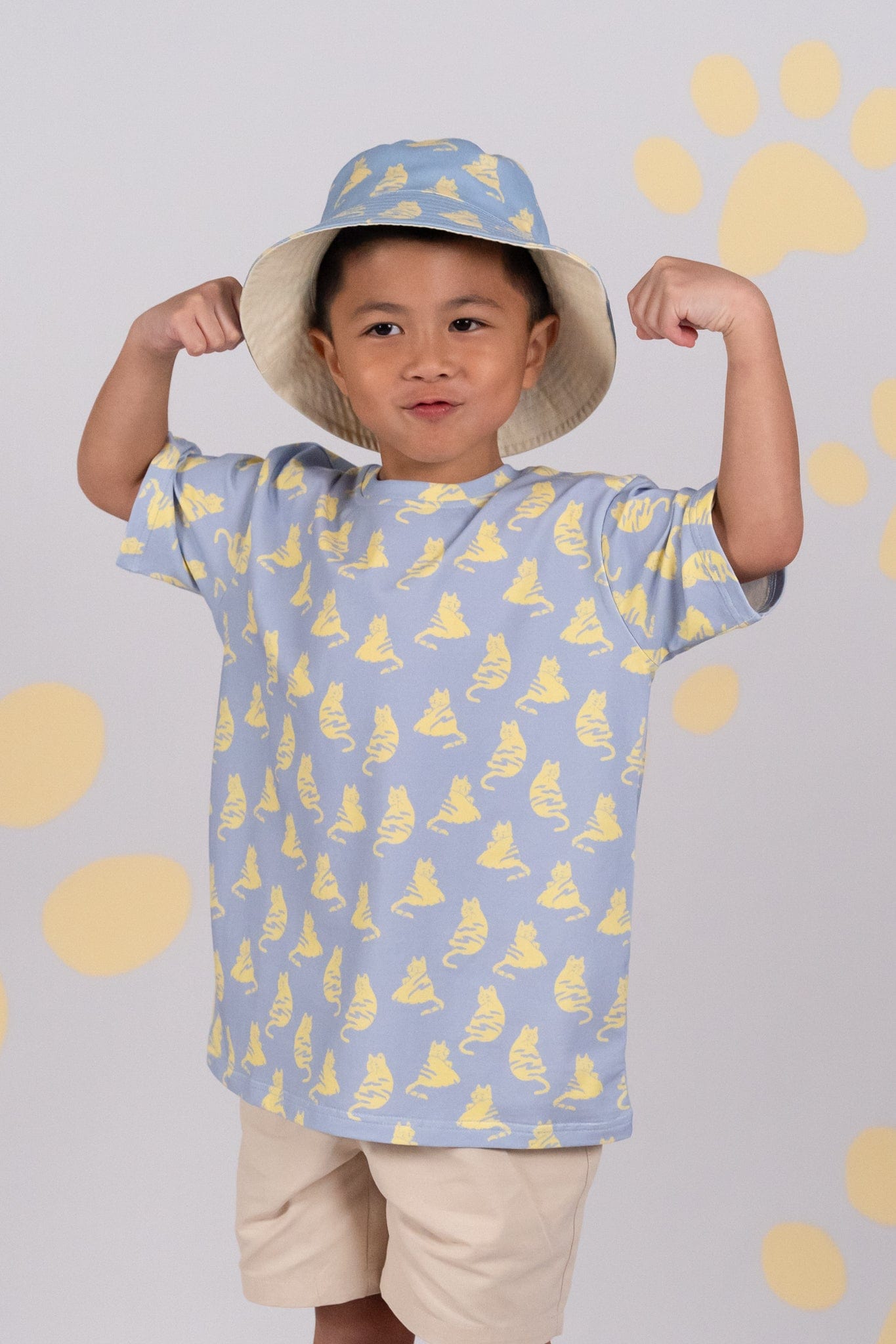Cool Cats Tee & Reversible Bucket Hat - Cool Cats