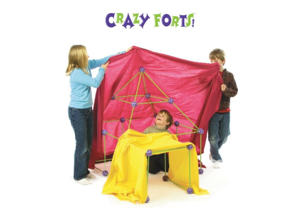 Crazy Forts building set in use