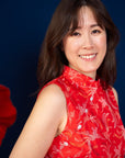 Ladies Peony Cheongsam - Red Phoenix