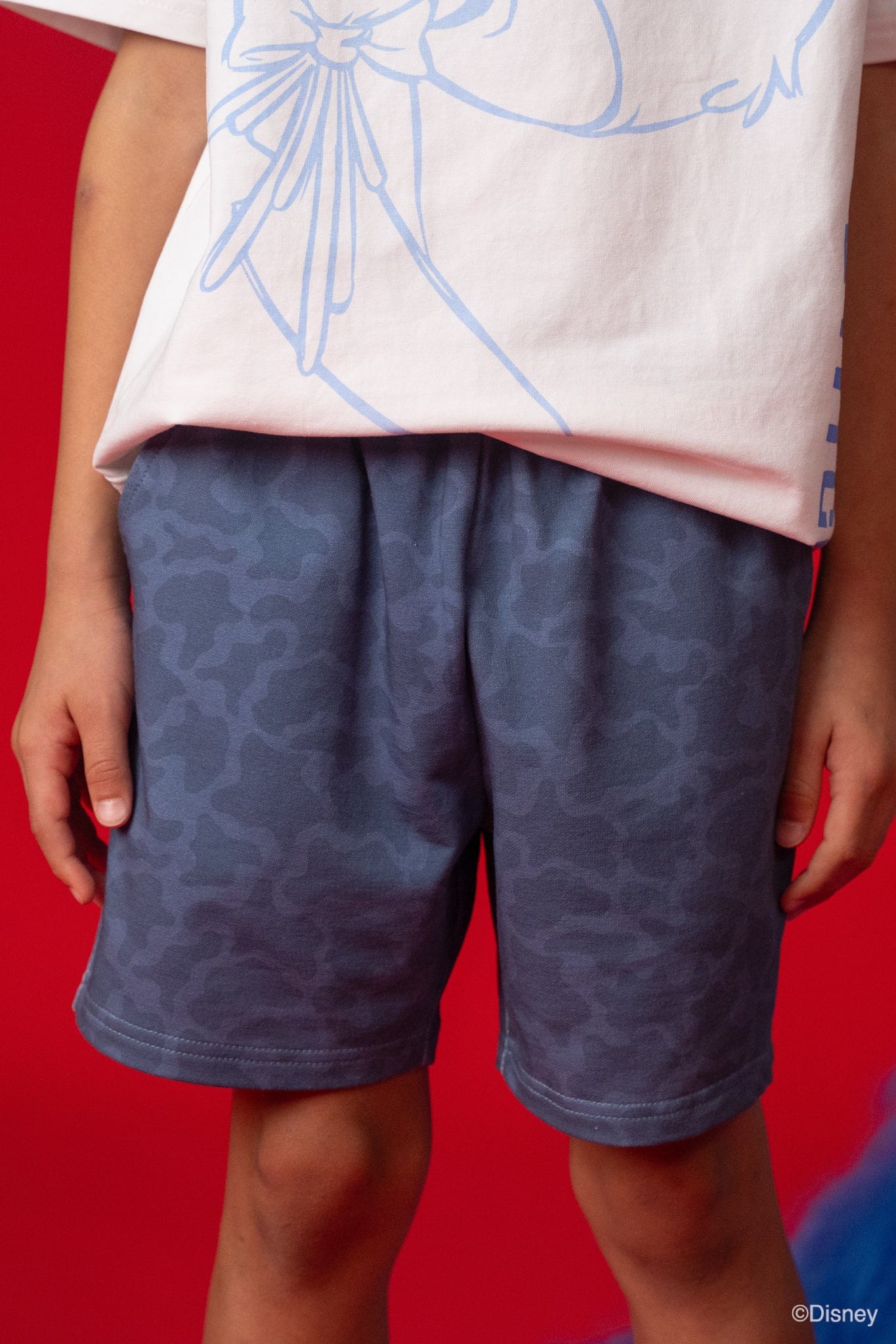Terry Shorts - Blue Camo
