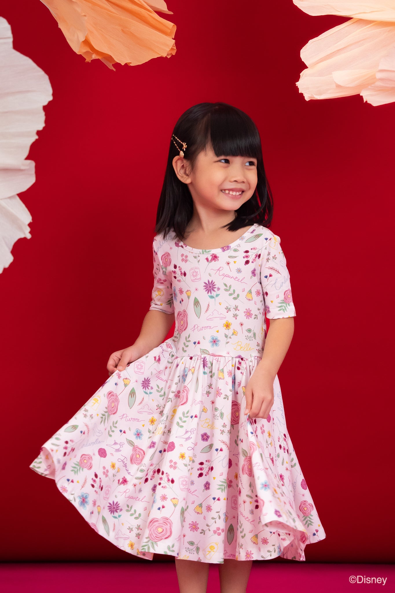 Jersey Lyla Dress - Princess Garden