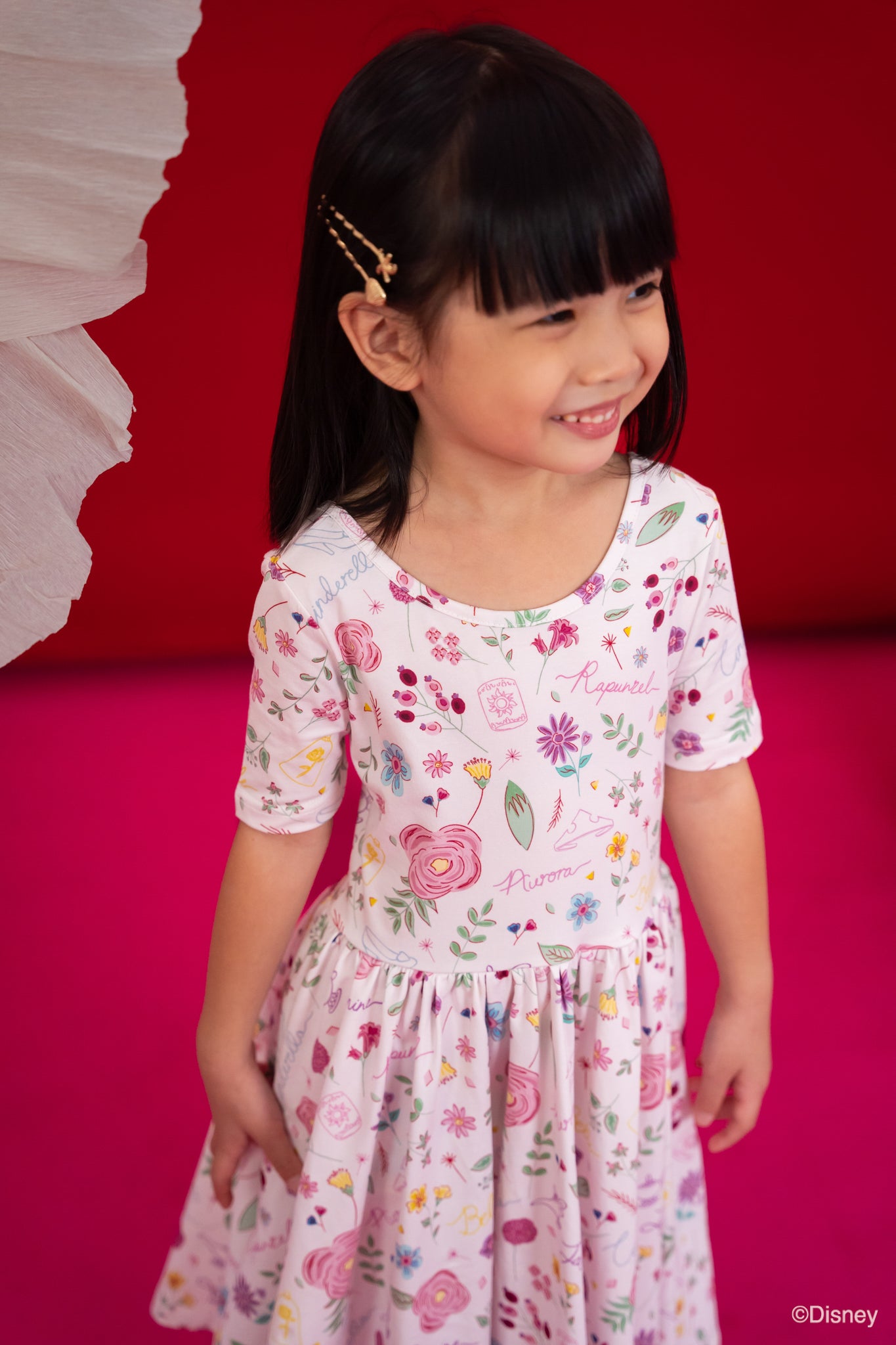 Jersey Lyla Dress - Princess Garden