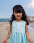 Skye Dress Turquoise Ariel