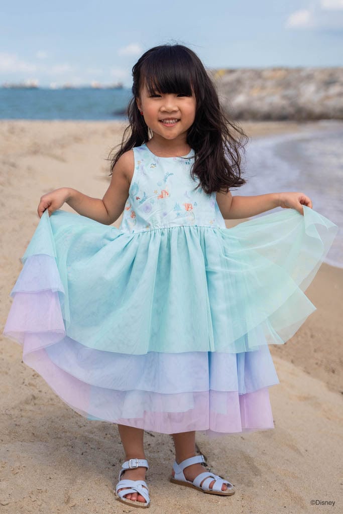 Skye Dress - Turquoise Ariel | Disney x elly The Elly Store Skye Dress - Turquoise Ariel | Disney x elly The Elly Store