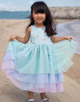 Skye Dress Turquoise Ariel