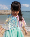 Cape with Mermaid Sequins | The Elly Store