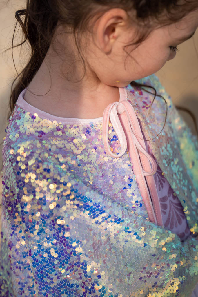 Cape with Mermaid Sequins