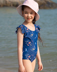 Flutter Swimsuit Blue Ocean