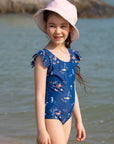 Flutter Swimsuit Blue Ocean