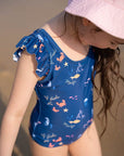 Flutter Swimsuit Blue Ocean