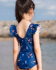 Flutter Swimsuit Blue Ocean