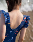 Flutter Swimsuit Blue Ocean